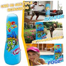 Boxing Sandbag Adult Indoor Sanda Household Fighting Boxing Sandbag Boxing Sandbag Sandbag - Blue - View 1