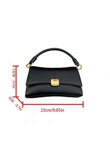 Dedoo 黑色腋下法棍包，2024新款高级质感小众手提包，今年非常流行。 - 黑色 - 查看 8