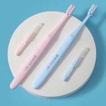 2pcs Adult U-Shaped Orthodontic Toothbrush With Brushing Aid - Multicolor - View 5