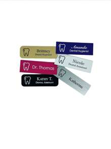 1PC Personalized Name Brooch Dental Name Tag Dentist Dental Assistant Dental Health Care Staff RDH Name Badge Orthodontic Doctor Personalized Name Tags, Gifts For Trusted Doctors