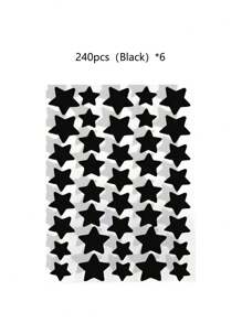 1120/840/560/280 Pcs Star Stickers, Back To School,Halloween & Christmas Decoration Stickers, Colorful Five-Pointed Star Stickers For Party, Holiday Photo Decoration, Face Decor Stickers (1 Sheet Per Color), For Decoration Only (Not For Makeup)2000/1400/160/80/40