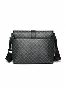 Men's Large Capacity Vintage Messenger Bag, Business & Commuter Use, Crossbody Shoulder Bag, Suitable For Back-To-School Season, Father's Day Gift Sling Bag Fashion Men's Bags - Multicolor - View 10