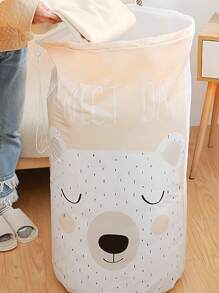 1pc,Drawstring Storage Bag,Folding Storage Bag,Round Storage Bag,Moisture-Proof Storage Bag,Quilt Storage Bag,Moving And Packing Luggage Bag,Organize Clothes Storage Bag,Drawstring Bag