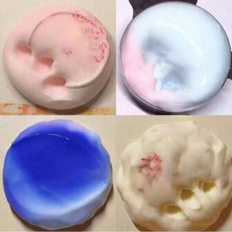 Cute Internet Famous Crystall Mud Anti-Mess Bubble Slime, Not Sticky Transparent Bubble Slime Toy