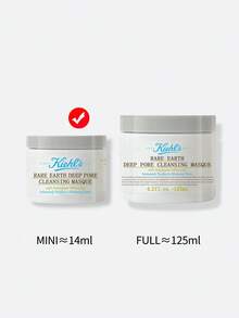 Kiehl's 14ml Mini Deep Pore Cleansing Face Mask With White Clay, Deep Cleansing, Pore Minimizing - 0.5 FL.OZ./14ML - 查看 3