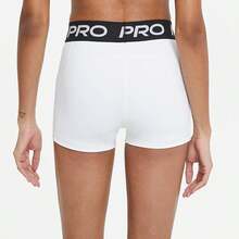 Pro 365 Women's 3" Compression Dri-FIT Training Shorts - White - View 3