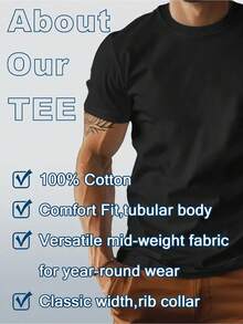 Men's Back To The Future Doc Brown Graphic T-Shirt Black Orange 1.21 Gigawatts Crew Neck Short Sleeve Regular Fit Breathable Retro Vintage Movie Pop Culture Casual Tee - Black - View 4