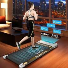 Yagud Walking Pad With Wheels,Remote Control, LED Display, Portable Under Desk Treadmill For Small Spaces, Home/Office Exercise Equipment Fitness Workout Calories-TLL - Mặc định - Xem 10