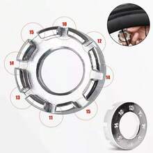 Bike Repair Tool 9 PCS Kit Crank Chain Cutter Extractor Bracket Freewheel Puller - màu đen - Xem 9