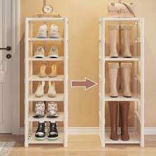 1pc Simple Dust-Proof Shoe Rack, Multi-Tier Economical Home & Dorm Storage, Large Capacity Space-Saving, Assemble For Entryway