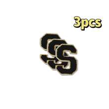 3/26 件 A-Z 3.15 英寸雪尼尔刺绣字母、熨烫补丁、缝制/熨烫装饰数字徽章、服装配饰（用于衣服、夹克、帽子、书籍、背包）、DIY 刺绣补丁 - 彩色 - 查看 197