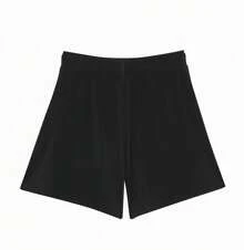 Skechers Damen Plissee Loose Fit Strick Shorts, modisch und bequem, Lässig mit Zugband Elastikbund, minimalistisch und elegant hochwertig