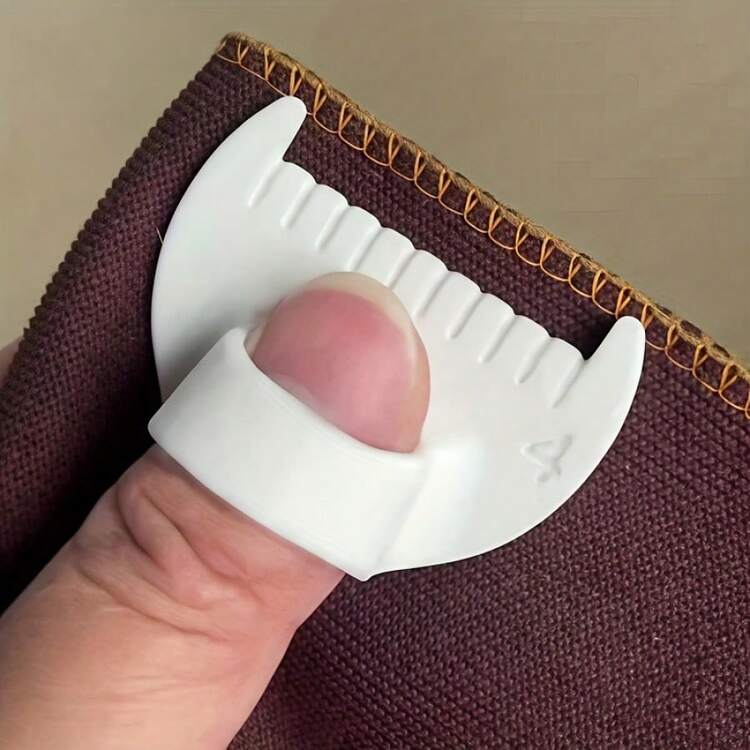 Easy Sewing Tool - Durable Plastic Edge Locking & Knitting Tool For Beginners And Seniors With 4mm And 3mm Spacing, Perfect For DIY Hand Sewing Projects, Sewing Accessories |   Ergonomic Design |   Smooth Surface - Pink - View 8