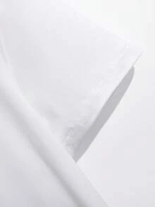 3 件男士纯色圆领短袖 T 恤，黑色/白色/灰色，时尚百搭，适合运动和户外 - 彩色 - 查看 9