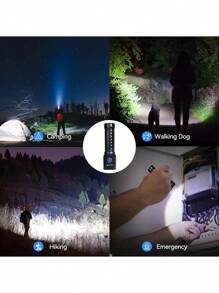 2pcs New Product In 2025, Brand New Aluminum Alloy High Lumen Flashlight, 4 LED Lamp Beads, Type-C Charging, For Outdoor Sports, Powerful Handheld Flashlight, Very Suitable For Emergencies, Outdoor Adventures,2500mAh
