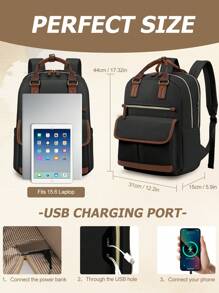 Men's Backpack For 15.6 Inch Laptop Travel Backpack Men's Fashion Backpack Cabin Carry On Bag, Airline Approved Travel Essentials