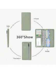 Casual Fashion Mini Ultra-Thin Multifunctional Wallet, PU Leather Card Holder, Women's Mini Wallet - Multicolor - View 4