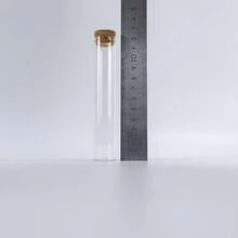 pthcrsdyn 6个迷你透明玻璃试管瓶，配软木塞，可用于工艺品制作、DIY漂浮瓶等，圆边设计，坚固耐用。10种不同型号，适用于储存、节日装饰、样品包装和工业实验。下单前请确认尺寸。 - 無色 - 查看 6