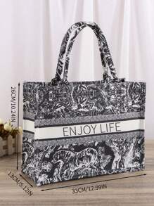 Customized Gift Customizable Personalized Large Capacity Summer Beach Bag - Portable, Elegant & Minimalist Design For Business Casual, Office, Commuting, And Special Occasions. Perfect For Teens, Business Casual, Ideal Gifts For Him, Her, Family, Friends, Girlfriend, School Supplies, For Teenagers, Junior High School Students, Middle School Students, High School Senior High School Students, College Students, University Students, Freshman, Sophomore, Underclassmen