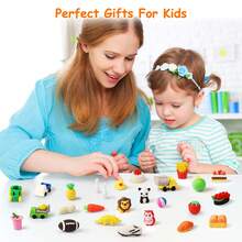Efisday 100 Pack 3D  Animal Erasers Bulk Cute Food Vegetable Fruit 3D Mini Pencil Eraser Puzzle Classroom Prizes  3D  Desk Pets Erasers, Box Party Favors, Desk Pets Holiday Gifts For Kids
