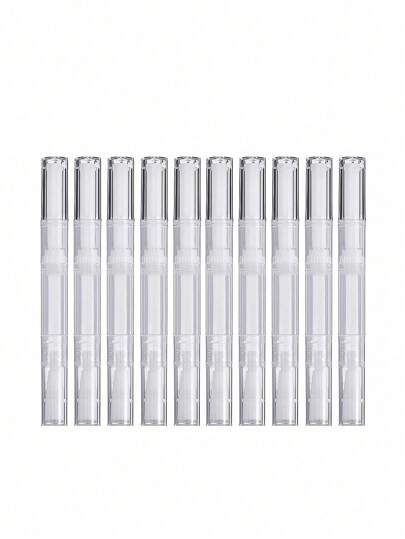 1/10 piezas Bolígrafo de torsión, Líquido nutritivo, Base de maquillaje, Bolígrafo de esmalte de uñas, Cuidado de uñas de 3ml, Suavizante de uñas, Bolígrafo de aceite para cutículas, Corrector, Brillo de labios, Base de maquillaje - Accesorios de viaje