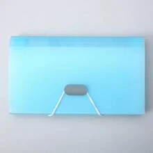 1/3 Stücke A6 Größe wasserfeste Akkordeonmappe mit 13 Fächern, Material aus PP Kunststoff, in den Farben blau/grün/pink/lila erhältlich, geeignet für Zuhause/Büro/Besprechungen/Bibliothek/Schule, praktischer Dokumentenorganizer