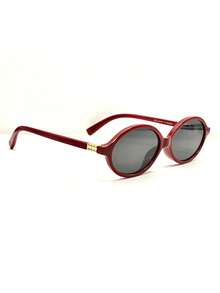 Women Half Round  Retro  Protection Fashion 2025 Stylish Durable - 紅色 - 查看 2