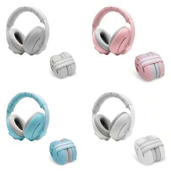 2 en 1 Protection auditive pour bébés et tout-petits,casque anti-bruit pour bébé contre les dommages auditifs, améliore le sommeil