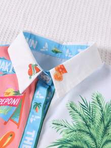 Conjunto informal de cordón con estampado personalizado estilo boho