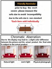 1 件四季沙发垫套，现代简约非沙发座椅保护套，防尘可洗，优雅红色，柔软防褪色，宠物友好，可调节转角沙发，适用于卧室、办公室、客厅、L 型和 1/2/3/4 座沙发