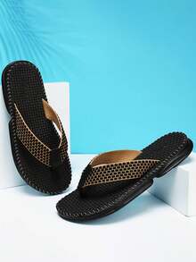 Slip-Resistant Fashionable Wear-Resistant Outdoor Beach Sandals, New Style Flip-Flops With Soft Sole, Men Summer - Multicolor - View 6