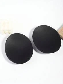 4/6/8pcs Plus Size Women's Bra Inserts, Reusable, Egg-Shaped, Solid Color, Casual, Comfortable, Lightweight & Breathable Bra Pads - Multicolor - View 7