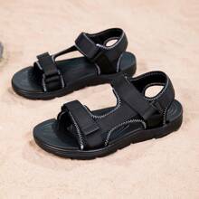Nouveaux sandales décontractées d'été pour hommes, chaussures de plage légères et respirantes en EVA, style mode large