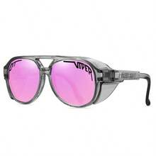 Gafas de ciclismo PIT para hombres, gafas de bicicleta MTB, gafas de ciclismo de carretera, gafas deportivas a prueba de viento para mujeres 1WK2 - PT4 - Ver 2