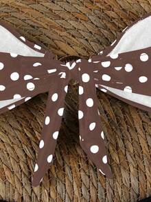 Polovedo 官方优雅性感波点印花三件套比基尼泳衣，女士款，随机花卉印花 - 彩色 - 查看 6