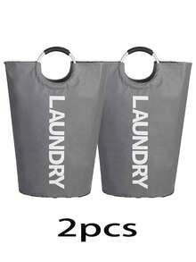 1/2pcs Large Laundry Basket, Foldable Laundry Bag, Free-Standing Tall Laundry Basket, Foldable Laundry Basket, Suitable For Dorm, Home, Travel (Multi-Color Optional) Oxford Cloth Dirty Laundry Basket Storage Basket Dirty Laundry Basket Aluminum Ring Handheld Collapsible Storage Bag Dirty Laundry Storage Basketlaundry Hamper,Washing Basketbathroom Organizer,Basket,Storage Basket,Foldable Laundry Basket - Multicolor - View 15