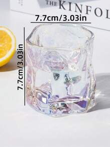 2pcs Twist Glass Cup, Summer Highly Attractive Glass Cup, Beer Cup, Twisted Deformed Cup, Water Cup, Summer Cool Cup, Back To School Supplies