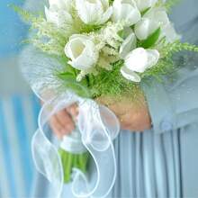 10 Stücke/Pack hochdurchsichtige Organza Satinbänder - strukturierter glänzender Satin, geeignet für Feiertags-Deko, Hochzeitsdeko, Geschenkverpackung, Tortendekoration | Mehrzweck-Bänder | Organza-Bänder, Satinbänder