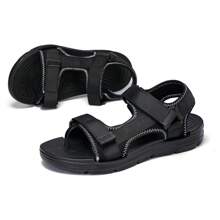 Nouveaux sandales décontractées d'été pour hommes, chaussures de plage légères et respirantes en EVA, style mode large