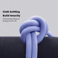 NNBILI 2025 New 120W USB-C To Type-C Data Cable, Compatible With 15/16/17 Series, Supports PD Fast Charging; Compatible With Huawei P50/P40/P30/Mate 9/10 Pro/Nova 6/5/4/6A; Compatible With Samsung Fast Charging; Nylon Material Data Cable - Black - View 7