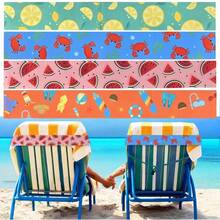 4pcs Mixed Set - Outdoor Camping Beach Chair Towel Windproof Fastener Clips - Clothing Towel Bath Towel Binding Elastic Bands Clips - Suitable For Outdoor Camping Travel Camping Swimming Pool, Thickened Printed Beach Chair Towel Rack, Casual Swimming Pool Elastic Waist Belt, Hawaiian Beach Towel, Chair Towel Rack, Suitable For Beach, Swimming Pool And Cruise Wheelchair, Casual Swimming Pool Hawaiian Accessories, Ideal For Beach Chairs And Tote Bags, Beach Accessories | Vivid Strap Set | Rubber Strap Set Bathroom Decor - Multicolor - View 1