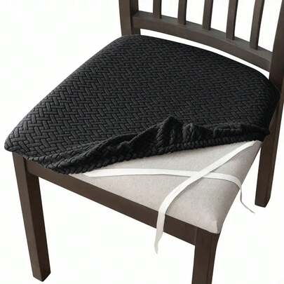 1 件/4 件/6 件弹力条纹弹性座椅套，现代简约防污防刮长凳/凳子套，适用于餐厅、客厅、露台