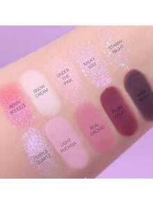 Rom&nd Romand Better Than Palette 07 浆果紫红色花园眼影盘，自然日常配色，易于晕染，色彩鲜艳，丝绒质地，哑光和珠光双色，显色度高，持久不脱妆，韩国彩妆，K-Beauty，7.4克/0.26盎司 - 07 BERRY FUCHSIA GARDEN - 查看 3