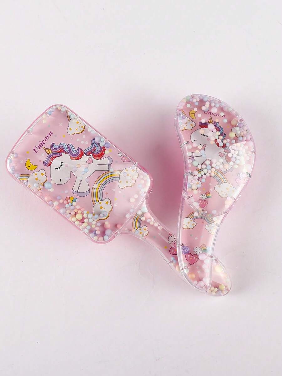 Kommen 2pcs/Set Stylish Massage Hair Comb, Volumizing Detangling Brush For Beautiful Hair