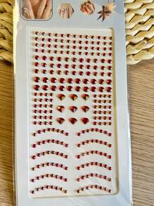 247pcs New Face Gems, Mixed Self-Adhesive Face Stickers - Different Colors, Elegant Diamond Shaped For Face, Nail And Eye Makeup