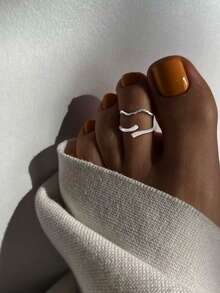 FOREVER QUEEN 1PC 925 Sterling Silver Toe Rings For Women Toe Ring Hand Ring Adjustable Open Rings For Women Summer Jewelry - Toe Rings - View 4