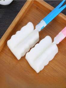4/1 Pcs Sponge Brush Cup Cleaner With Detachable Long Handle, Mug Brush, Bottle Brush, Separate Package