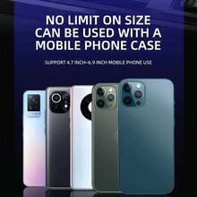 1pc Gravity Car Phone Holder Air Vent Clip Mount Smartphone Stand In Car GPS Car Accessories Car Must Haves - Multicolor - View 5