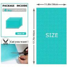 EVA 塑料搁板抽屉衬垫卷 - 防水、防滑、耐磨厨柜垫，防潮防尘抽屉衬垫，适用于橱柜、搁板和冰箱桌垫 - 彩色 - 查看 6