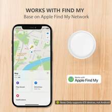 Tracker Air Tag: Smart BT Tracker, Item Finder Works With Apple Find My (IOS Only) App, Trakcer Tag Locator For Keys,MFI For LOS FIND MY APPLE , Luggage, Satchel, Backpack Etc. (Not For Android Devices)